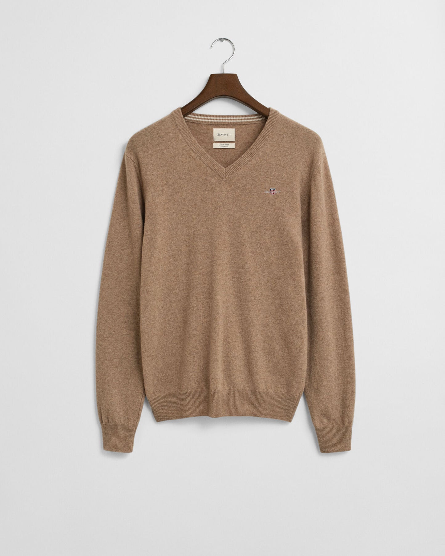 Superfeiner Lambswool V-Pullover