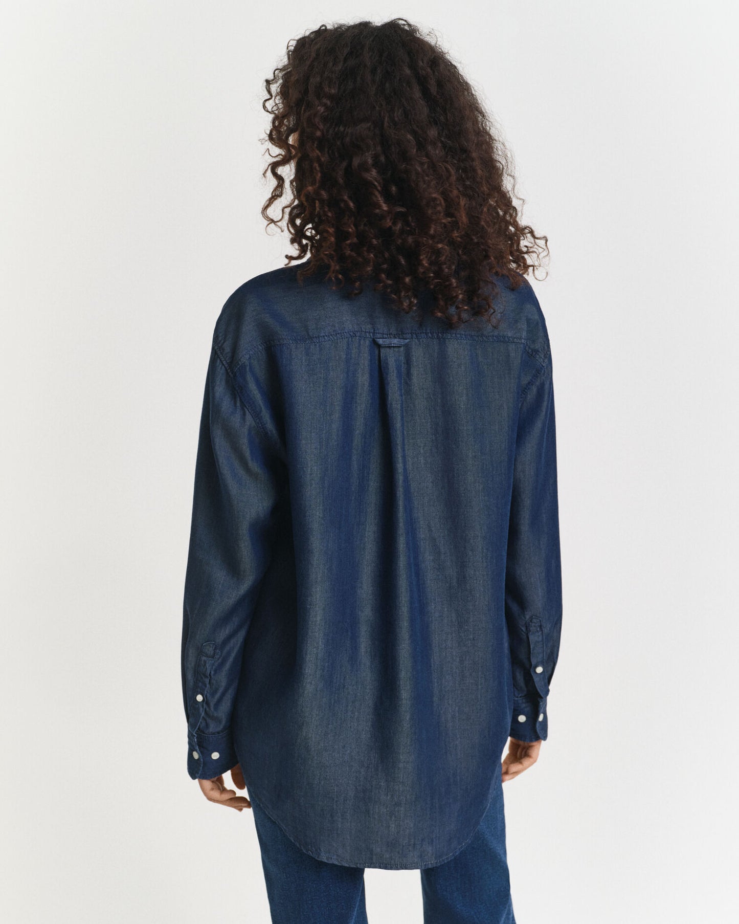 Hemd aus Indigo-Baumwolle (Relaxed Fit)