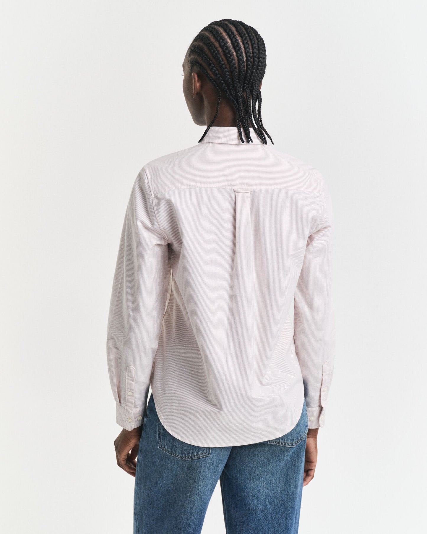 Klassisches Oxford-Hemd mit Streifen, Regular Fit