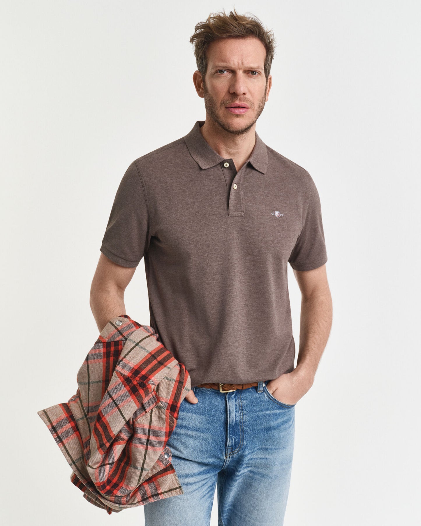 Regular Fit Shield Piqué Poloshirt
