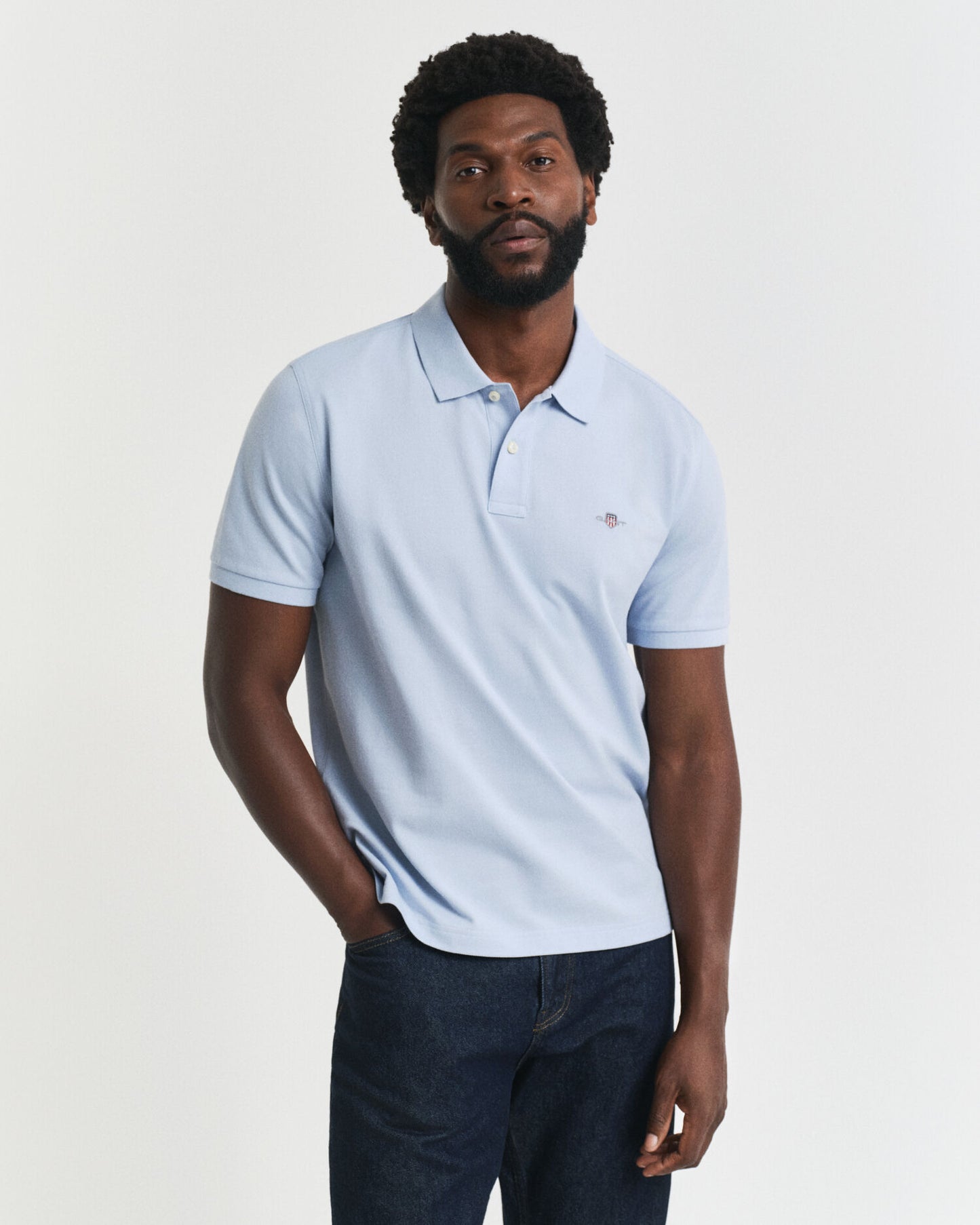 Regular Fit Shield Piqué Poloshirt
