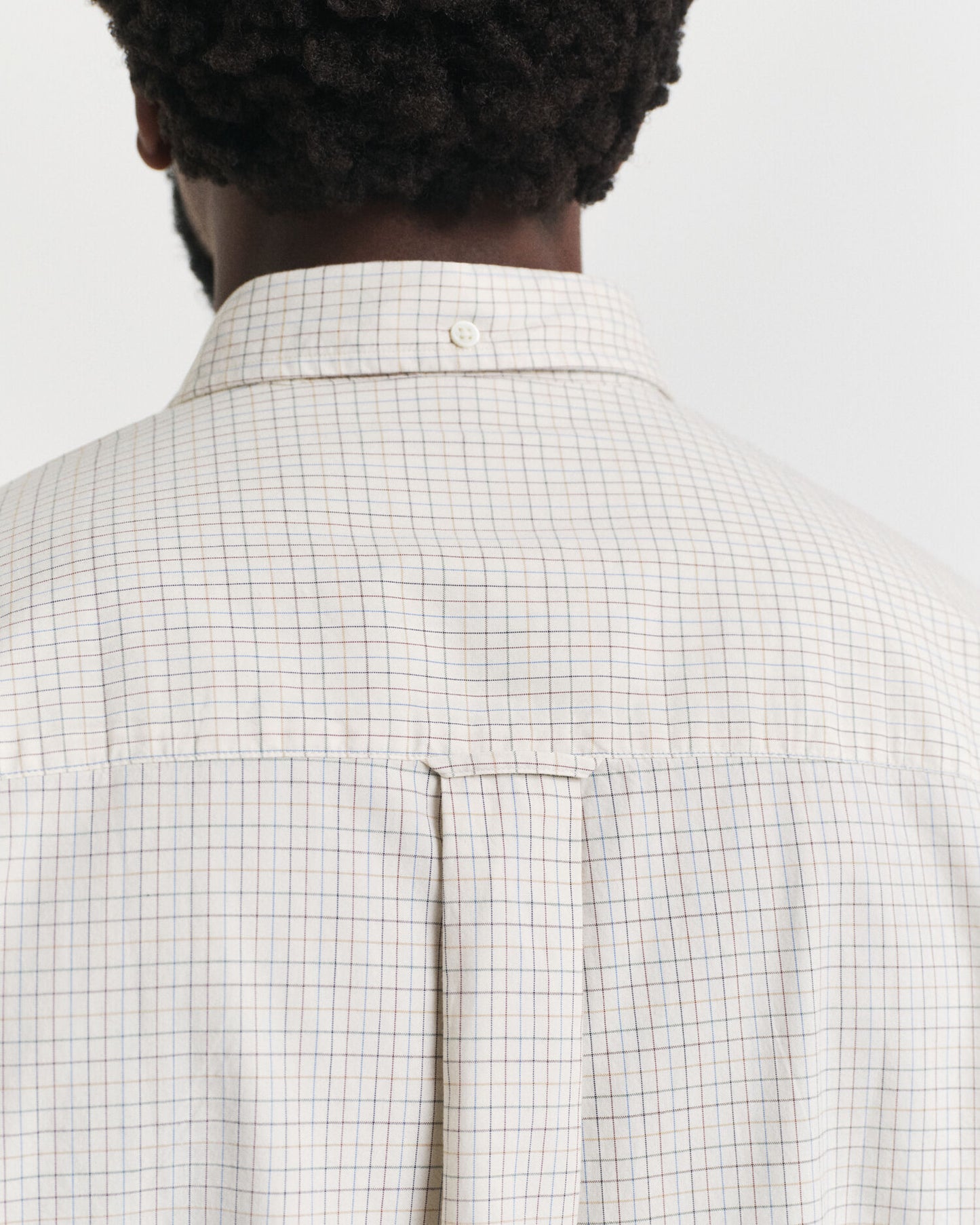 Chemise Oxford de luxe à carreaux, coupe ample