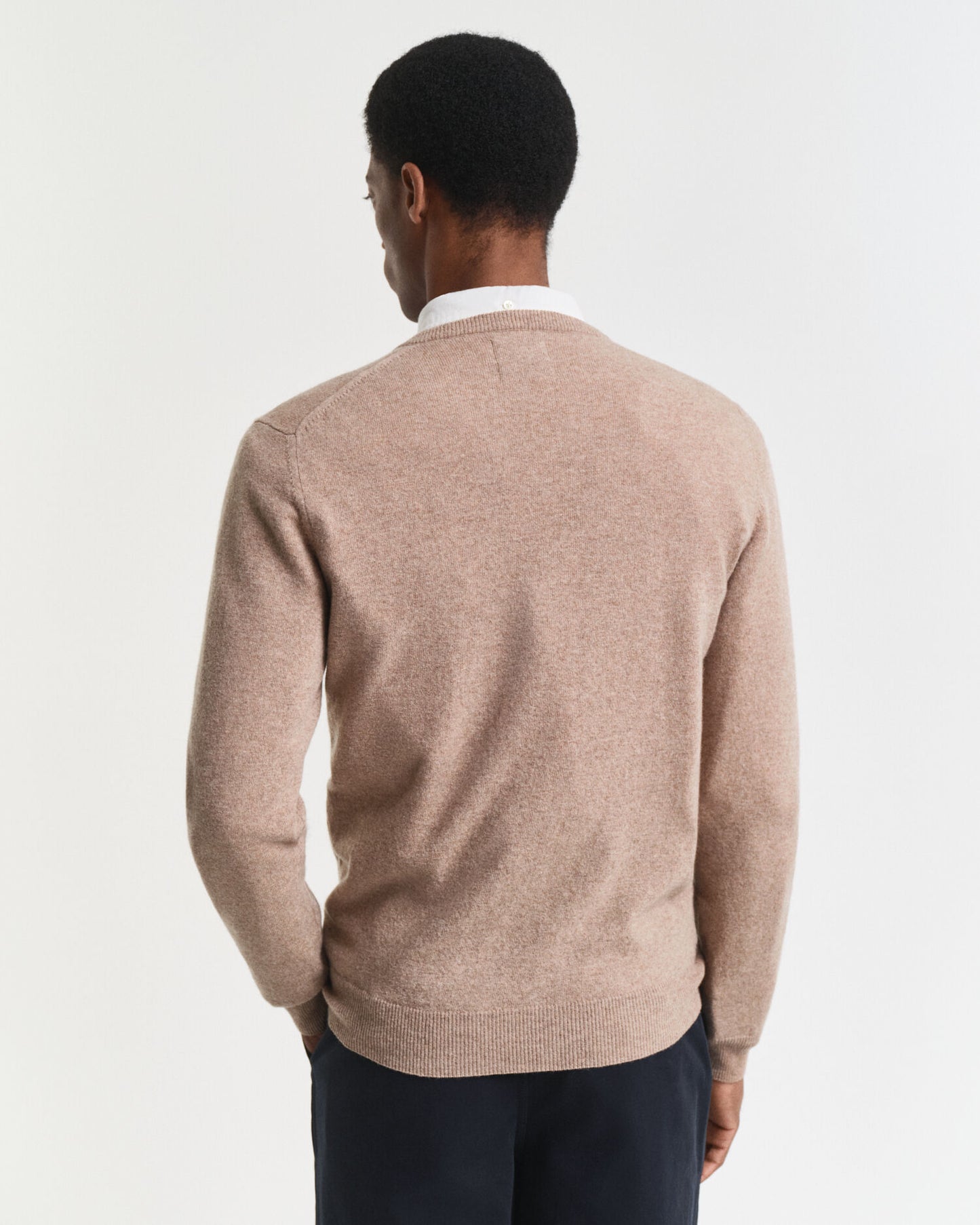 Superfeiner Lambswool V-Pullover