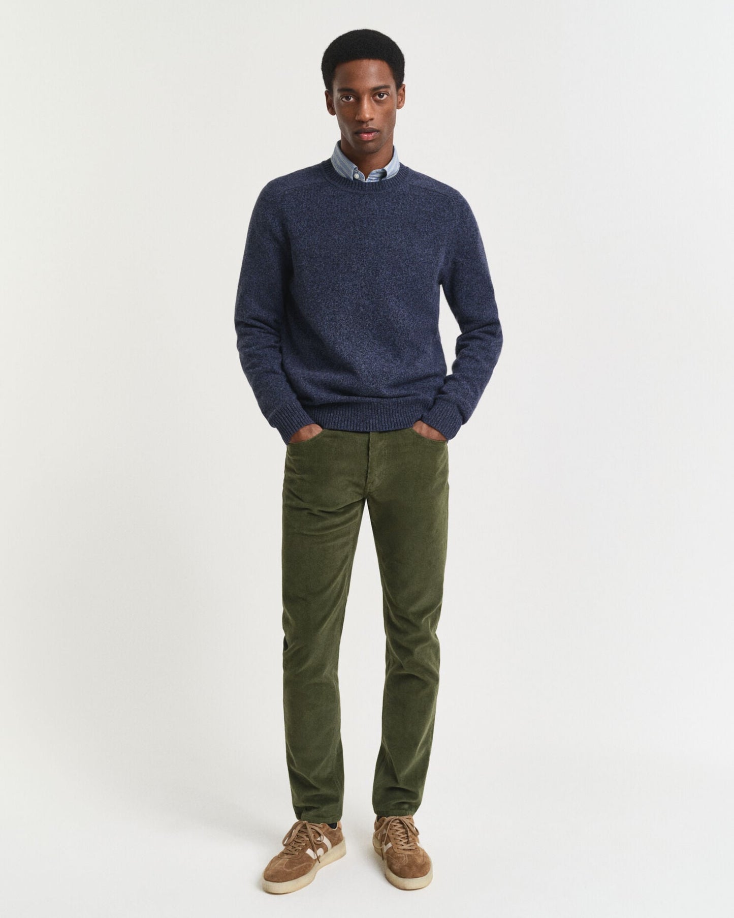 Schmal geschnittene Cordjeans