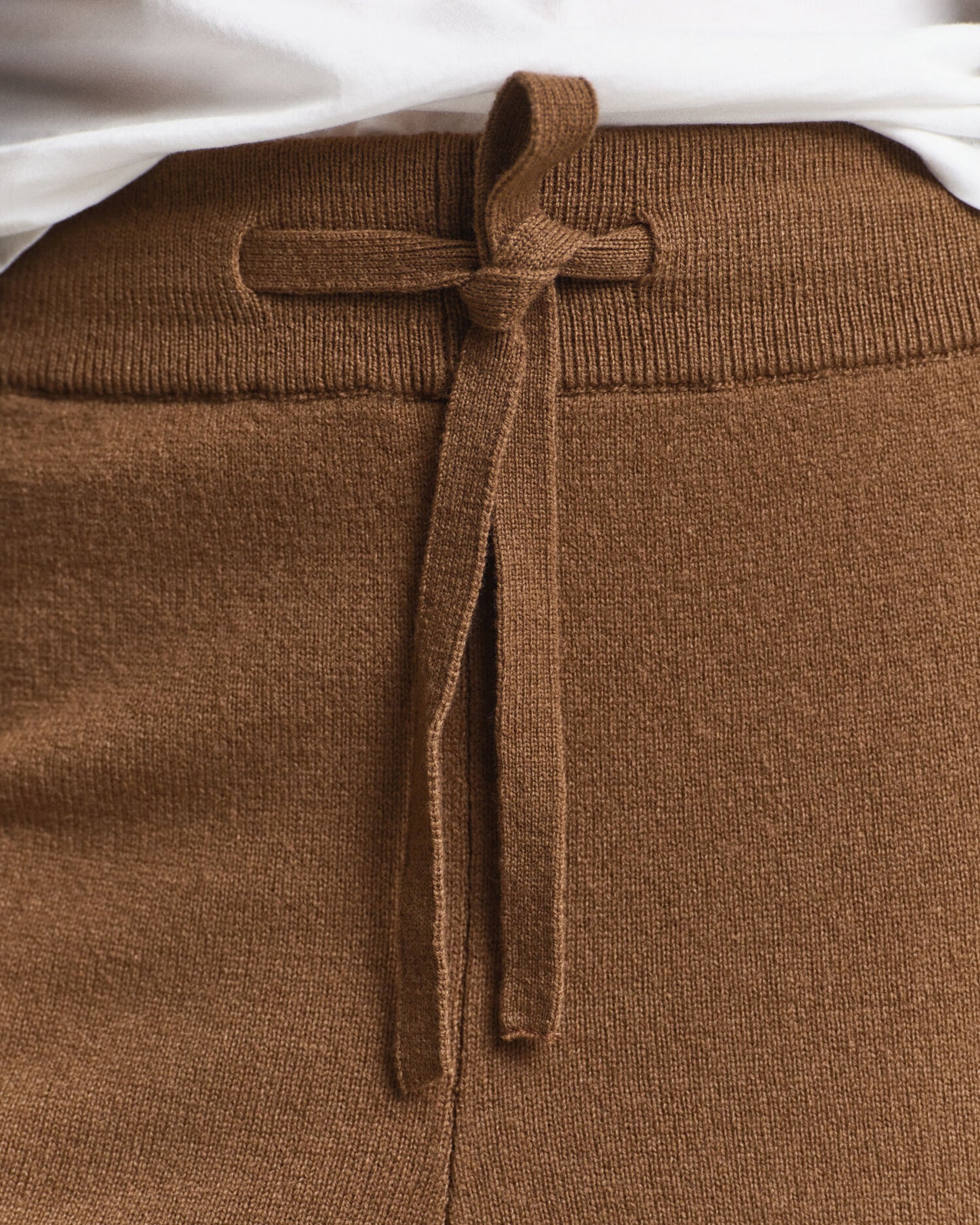 Hose aus gestrickter, extrafeiner Lammwolle