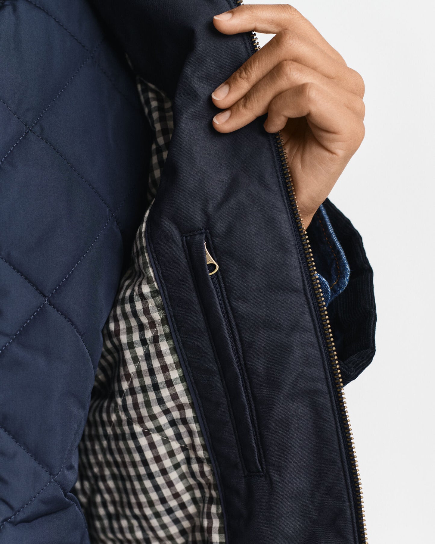 Gewachste Baumwolljacke „Double Decker“