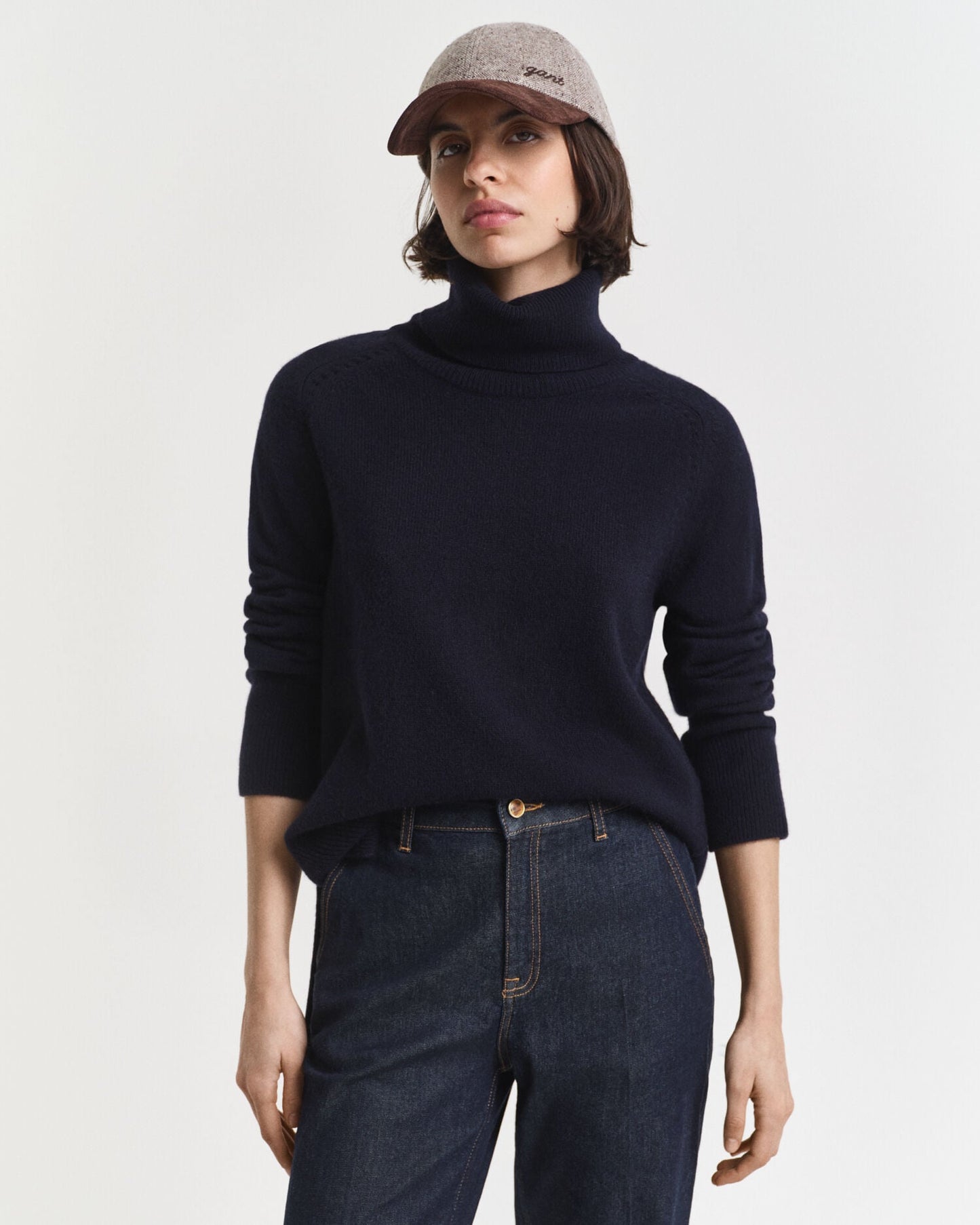 Rollkragenpullover aus weicher Wolle und Kaschmirgemisch