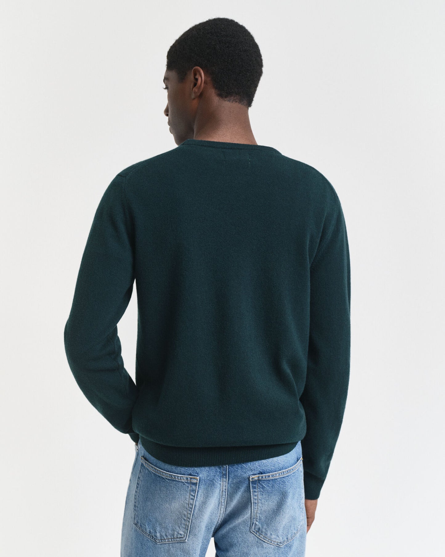 Pull col rond en agneau ultrafin