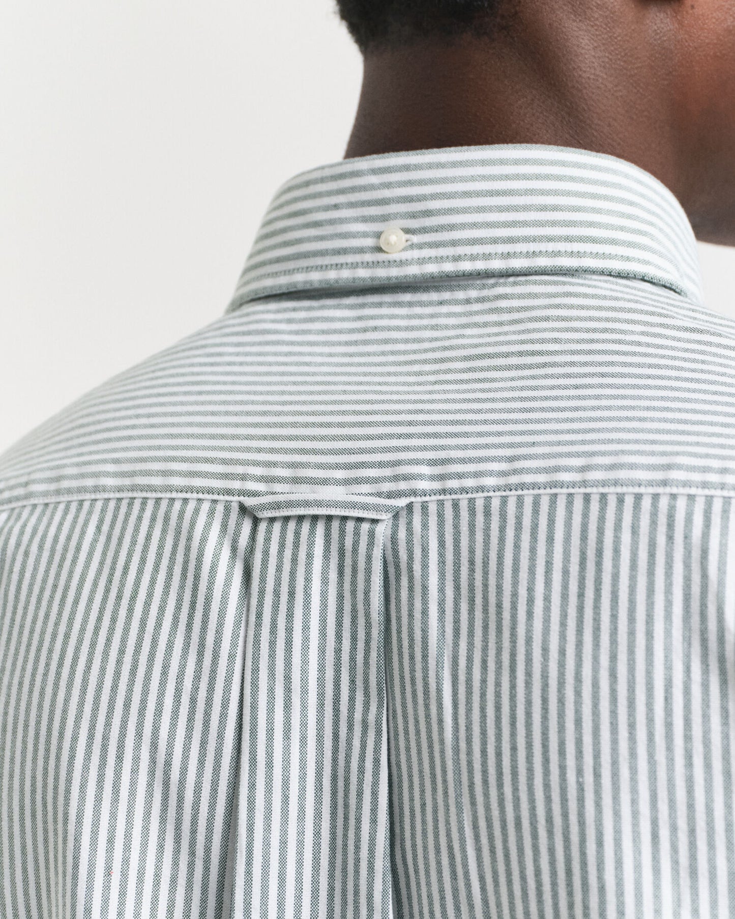 Chemise classique Oxford rayée banquier coupe droite