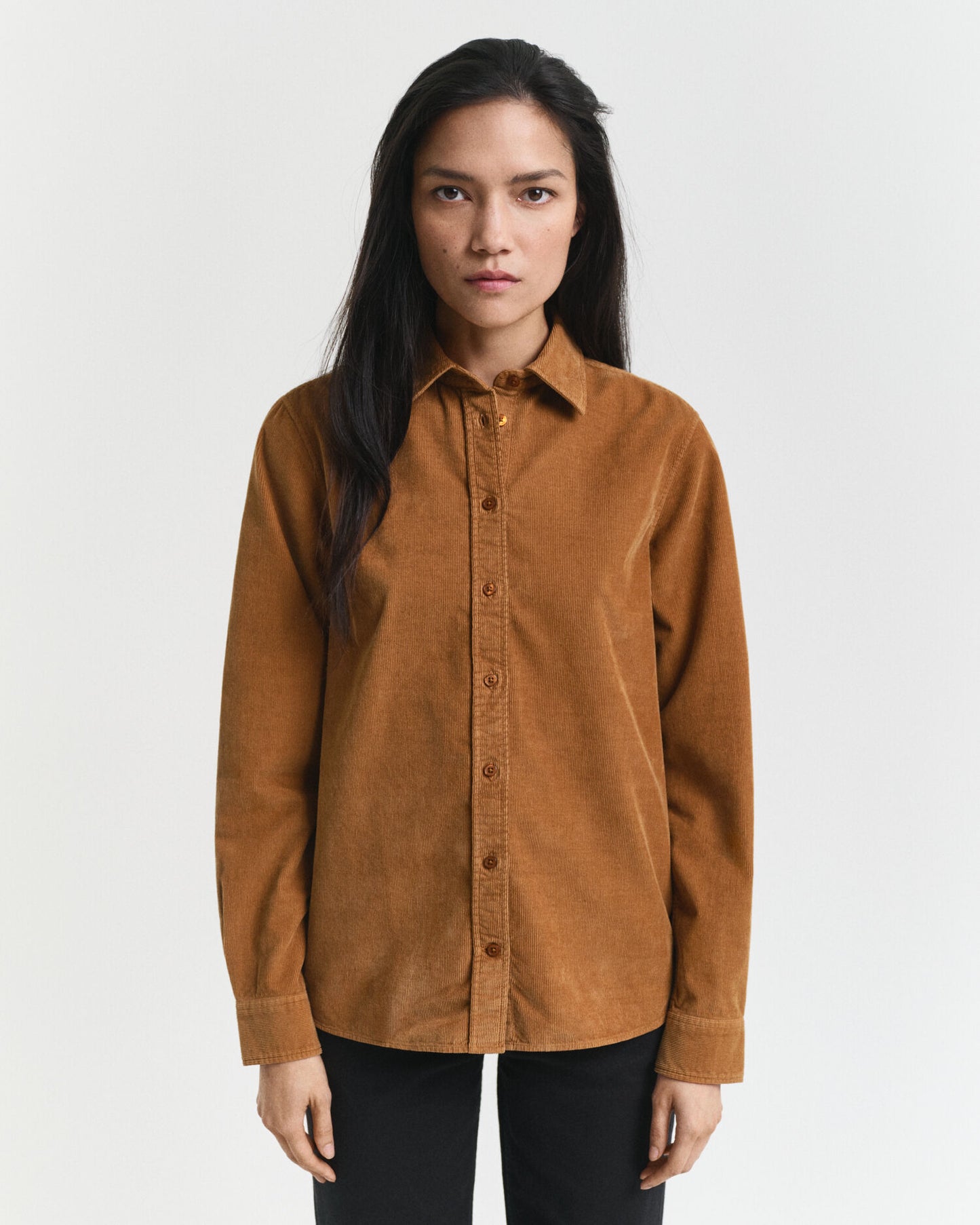 Chemise Regular Fit en Velours Côtelé