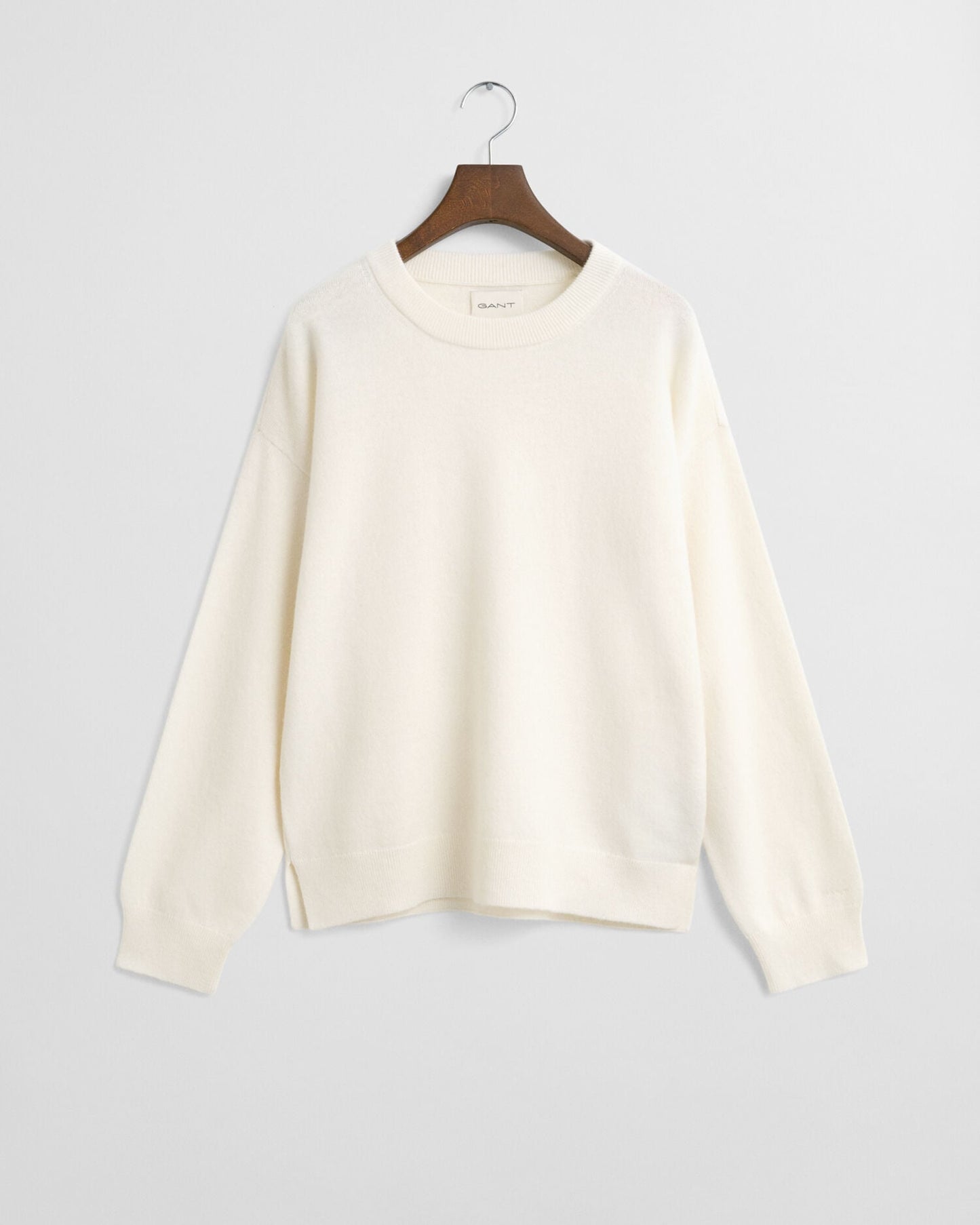 Pullover aus superfeiner Lammwolle mit Rundhalsausschnitt
