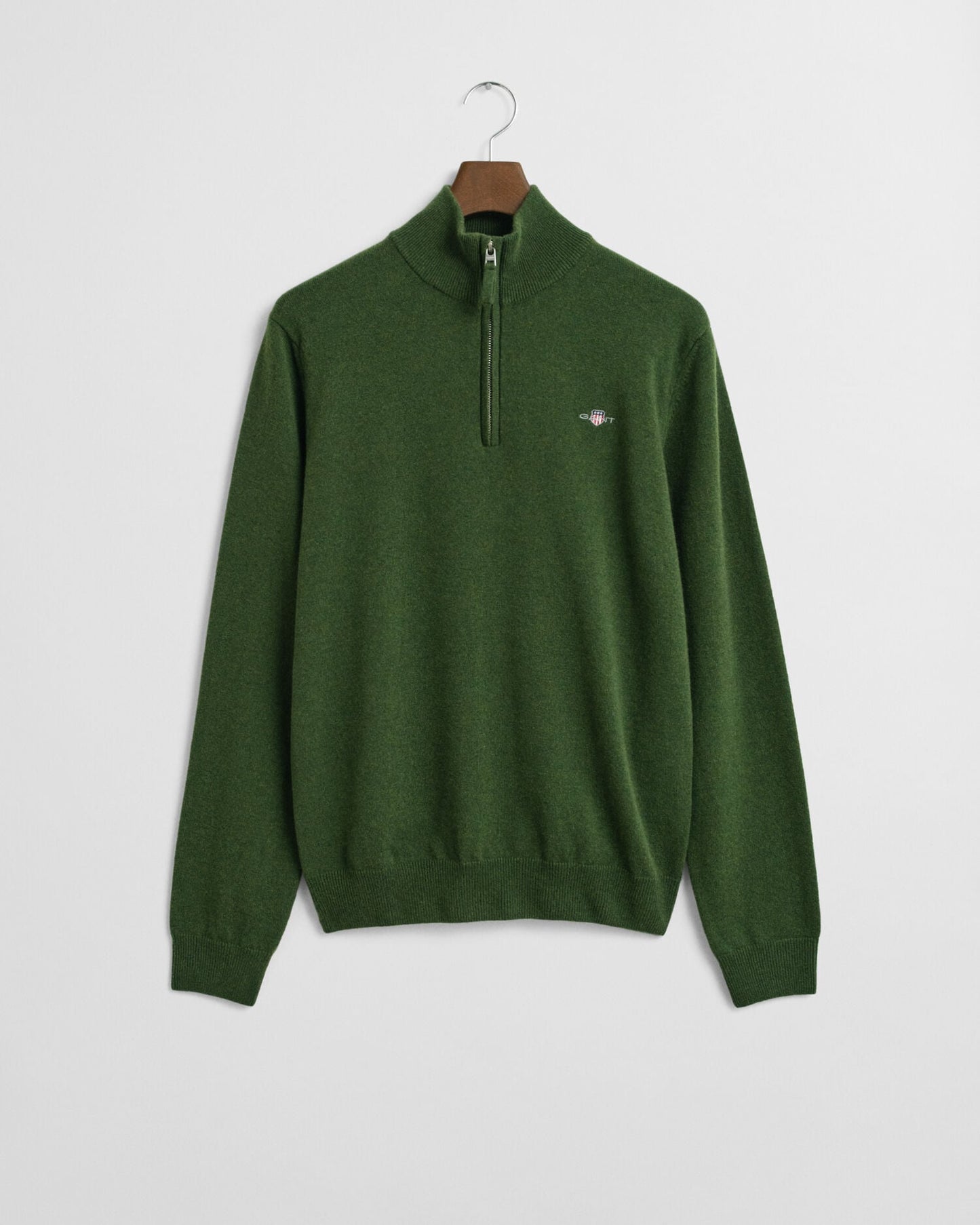 Pull en demi-zip en lambswool superfine