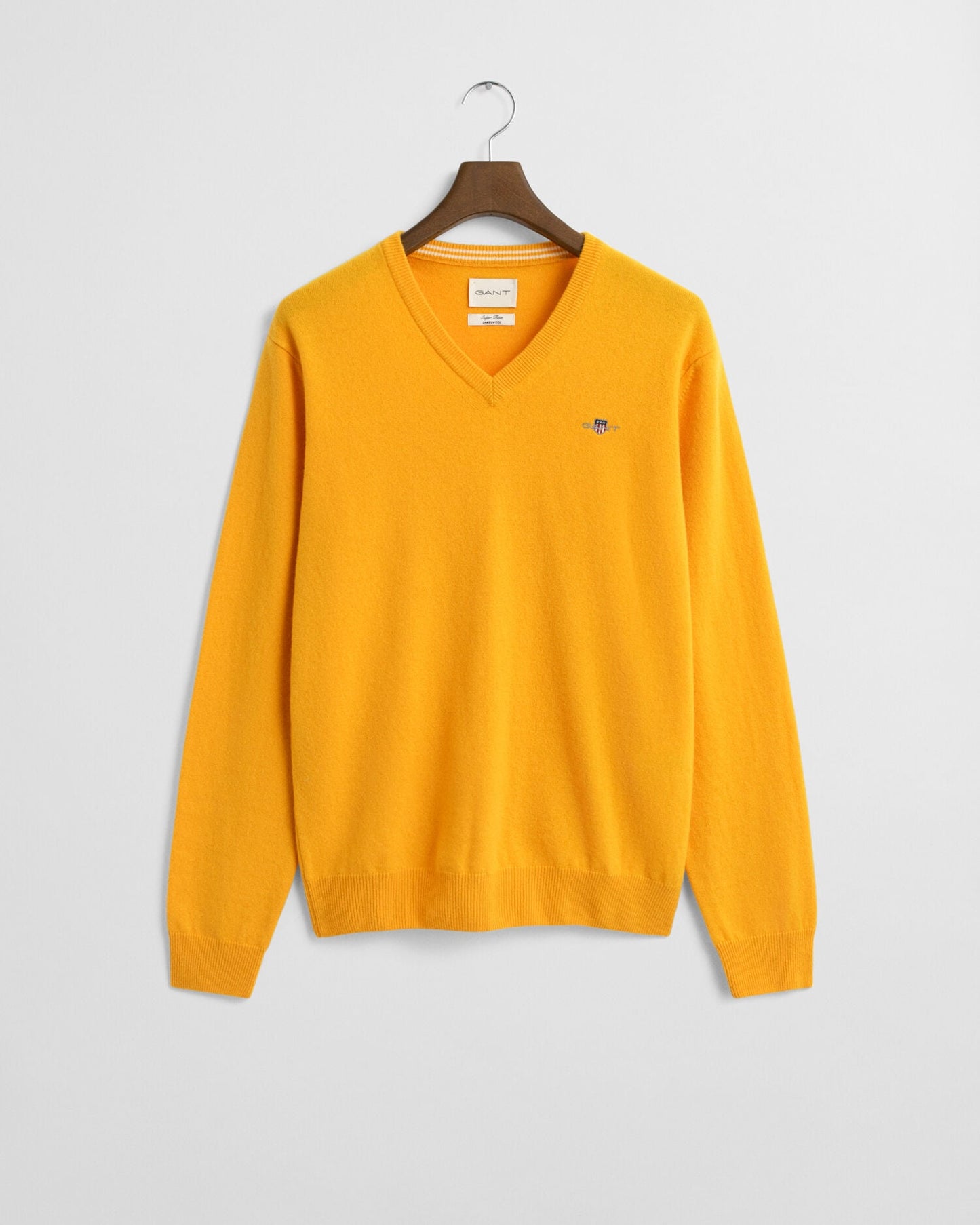 Pull en V en laine d'agneau superfine